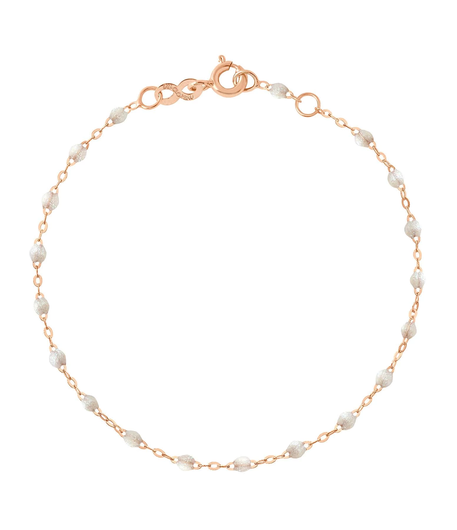 GIGI CLOZEAU Bracelet Perles Résine Or, 17 Cm 2 GIGI CLOZEAU Bracelet Perles Résine Or, 17 Cm – Image 2