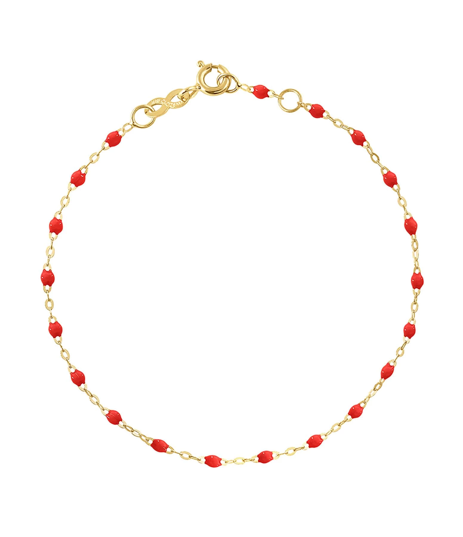 GIGI CLOZEAU Bracelet Perles Résine Or, 19 Cm 2 GIGI CLOZEAU Bracelet Perles Résine Or, 19 Cm – Image 2