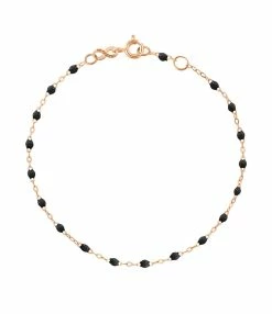 GIGI CLOZEAU Bracelet Perles Résine Or, 17 Cm