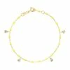 GIGI CLOZEAU Bracelet Gigi Suprême 4 Diamants Or Jaune