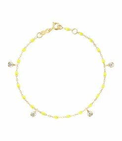 GIGI CLOZEAU Bracelet Gigi Suprême 4 Diamants Or Jaune