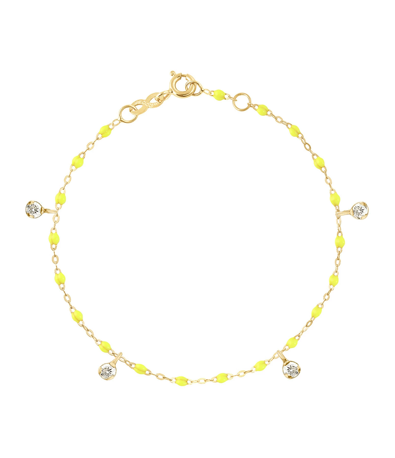 GIGI CLOZEAU Bracelet Gigi Suprême 4 Diamants Or Jaune 1 GIGI CLOZEAU Bracelet Gigi Suprême 4 Diamants Or Jaune