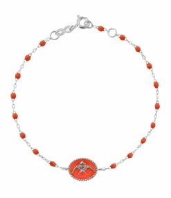 GIGI CLOZEAU Bracelet Poisson Ange Perles Résine Or Blanc -COLLIERS Shop b3po002b58 17 xx