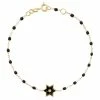 GIGI CLOZEAU Bracelet Étoile Perles Résine Diamants Or Jaune