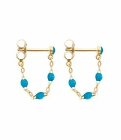 GIGI CLOZEAU Boucles D'oreilles Perles Résine -COLLIERS Shop b4gi001 02 j 1
