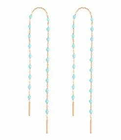 GIGI CLOZEAU Boucles D'oreilles Mini Perles Résine Or