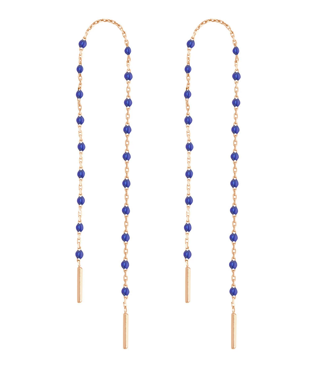 GIGI CLOZEAU Boucles D'oreilles Mini Perles Résine Or 3 GIGI CLOZEAU Boucles D'oreilles Mini Perles Résine Or – Image 3