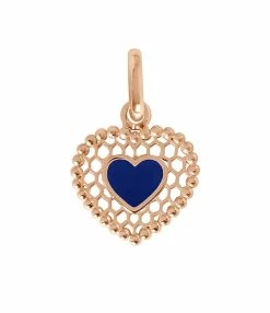 GIGI CLOZEAU Pendentif Cœur Dentelle Résine Or Rose 7 GIGI CLOZEAU Pendentif Cœur Dentelle Résine Or Rose -COLLIERS Shop b5bc001r07