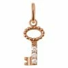 GIGI CLOZEAU Pendentif Clé Diamants Or