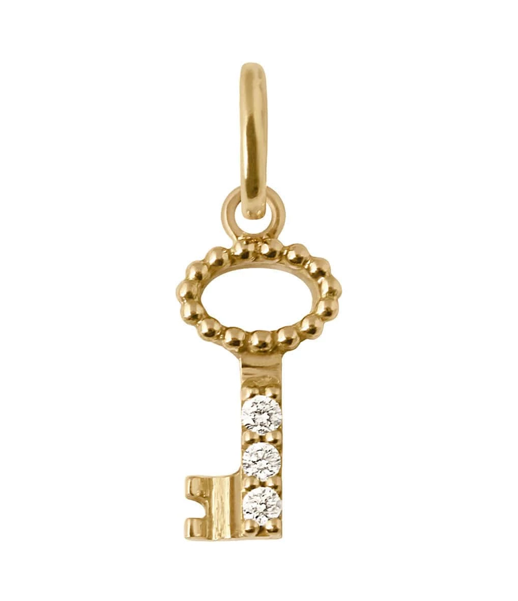 GIGI CLOZEAU Pendentif Clé Diamants Or 2 GIGI CLOZEAU Pendentif Clé Diamants Or – Image 2