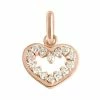 GIGI CLOZEAU Pendentif Lucky Cœur Suprême Diamants Or Rose