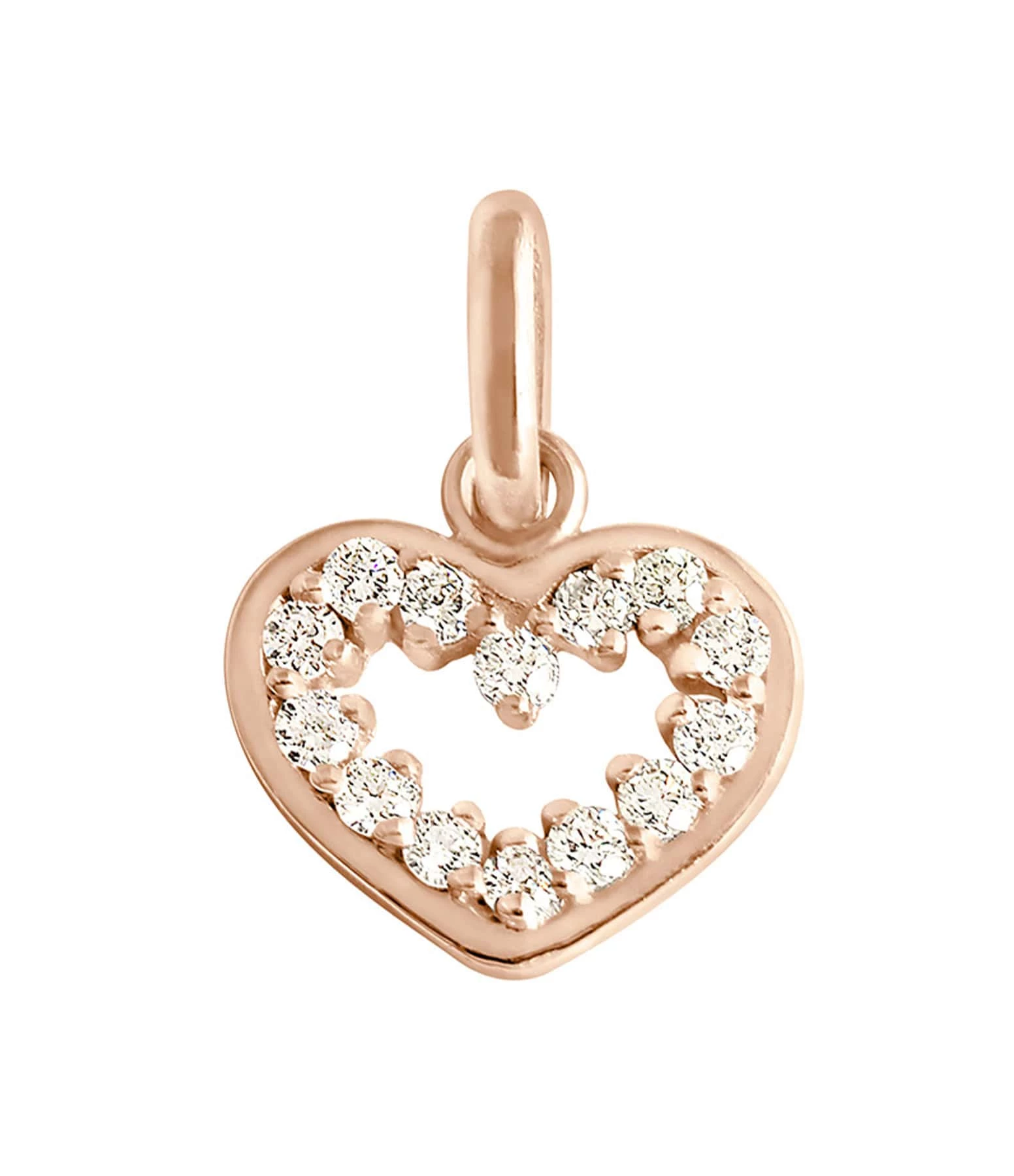 GIGI CLOZEAU Pendentif Lucky Cœur Suprême Diamants Or Rose 1 GIGI CLOZEAU Pendentif Lucky Cœur Suprême Diamants Or Rose