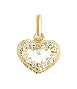 GIGI CLOZEAU Pendentif Lucky Cœur Suprême Diamants Or Jaune