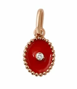 GIGI CLOZEAU Pendentif Étoile Du Nord Ovale Résine Diamant Or