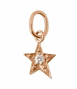 GIGI CLOZEAU Pendentif Étoile Diamant Or