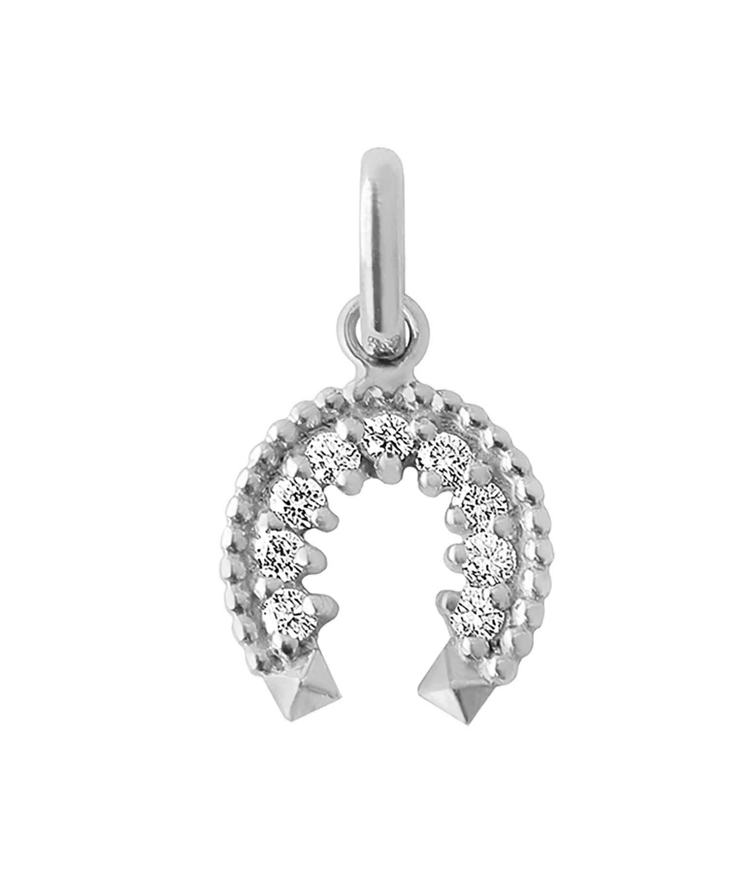 GIGI CLOZEAU Pendentif Fer à Cheval Diamants Or 2 GIGI CLOZEAU Pendentif Fer à Cheval Diamants Or – Image 2