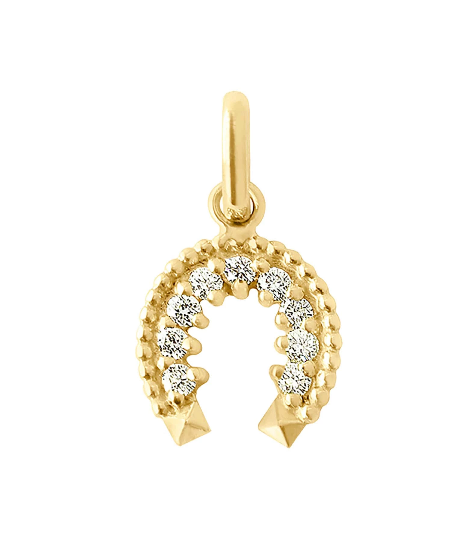 GIGI CLOZEAU Pendentif Fer à Cheval Diamants Or 3 GIGI CLOZEAU Pendentif Fer à Cheval Diamants Or – Image 3