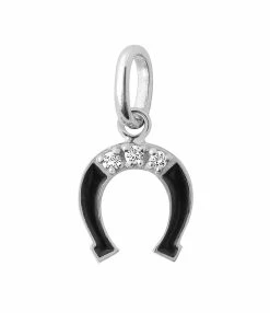 GIGI CLOZEAU Pendentif Résine Fer à Cheval Diamants Or Blanc -COLLIERS Shop b5fc002 20 ob 1