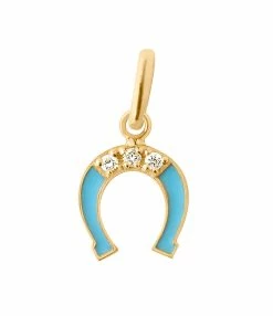 GIGI CLOZEAU Pendentif Résine Fer à Cheval Diamants Or Jaune 10 GIGI CLOZEAU Pendentif Résine Fer à Cheval Diamants Or Jaune -COLLIERS Shop b5fc002 34 oj 1