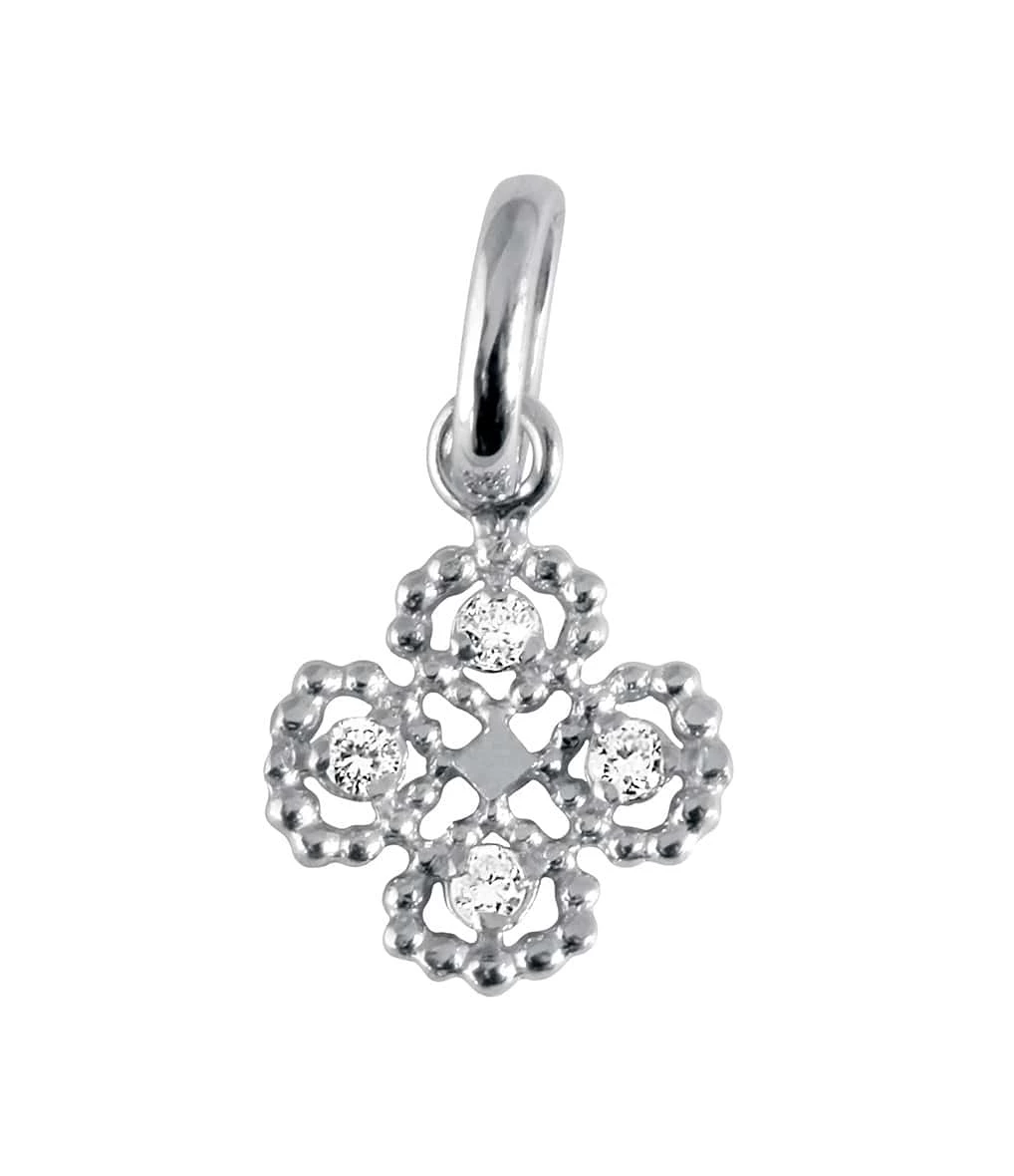 GIGI CLOZEAU Pendentif Lucky Trèfle Diamants Or 2 GIGI CLOZEAU Pendentif Lucky Trèfle Diamants Or – Image 2