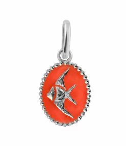 GIGI CLOZEAU Pendentif Poisson Ange Perles Résine Or Blanc -COLLIERS Shop b5po002b58 xx xx