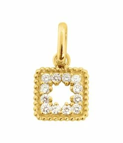 GIGI CLOZEAU Pendentif Pirate Trésor Diamants Or Jaune