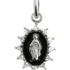 GIGI CLOZEAU Pendentif Madone Suprême GM Diamants Or