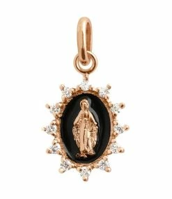 GIGI CLOZEAU Pendentif Madone Suprême PM Diamants Or