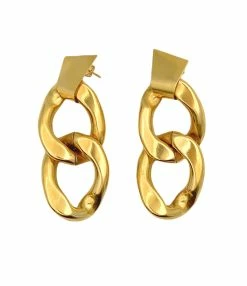 PERRINE TAVERNITI Boucles D'oreilles Babylone Doré