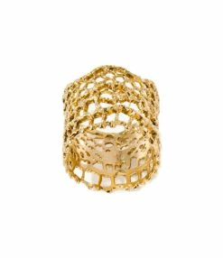 Aurélie Bidermann Bague Dentelle Or Jaune