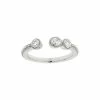 NAVA JOAILLERIE Bague Mini Rio Diamants Or Blanc