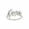 NAVA JOAILLERIE Bague Rock O Diamants Or Blanc