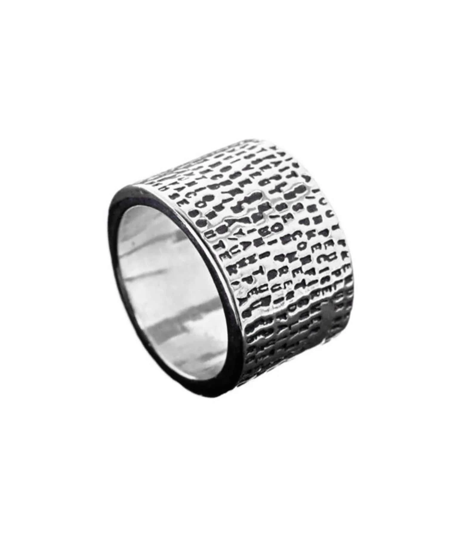 SERGE THORAVAL Bague Edmond Rostand Vers Argent 2 SERGE THORAVAL Bague Edmond Rostand Vers Argent – Image 2