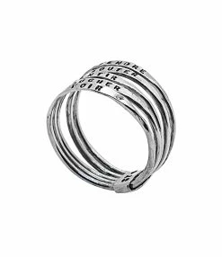 SERGE THORAVAL Bague 5 Sens Extra-fine Argent -COLLIERS Shop bague 5 sens extrafine 4