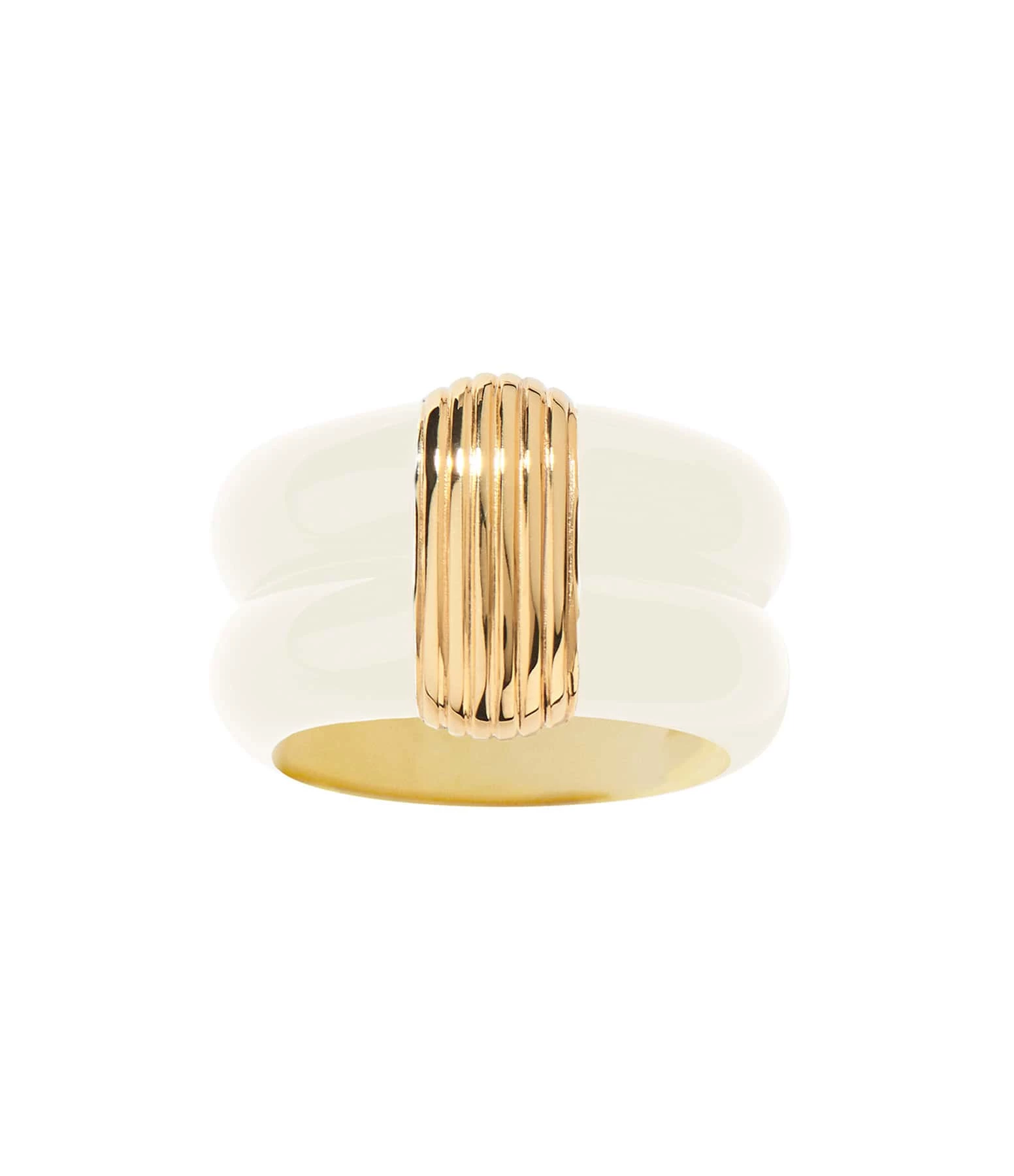 Aurélie Bidermann Bague Katt MM Ivoire 1 Aurélie Bidermann Bague Katt MM Ivoire