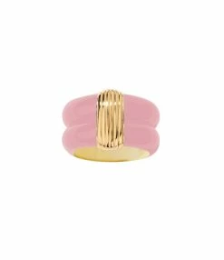 Aurélie Bidermann Bague Katt MM, Capsule Octobre Rose