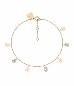 Ginette NY Bracelet Bliss Diamants Or Rose