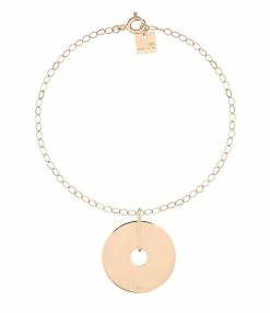 Ginette NY Bracelet Donut Chaîne Or Rose