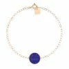 Ginette NY Bracelet Ever Disc Or Rose Lapis Lazuli