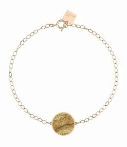 Ginette NY Bracelet Ever Disc Or Rose Jaspe