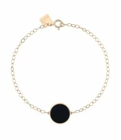 Ginette NY Bracelet Ever Disc Or Rose Onyx
