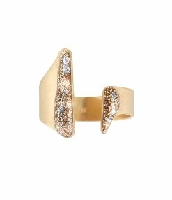 LSONGE Bague Eclat Kate Argent Doré