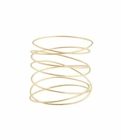LSONGE Bague Sublime Spirale Or