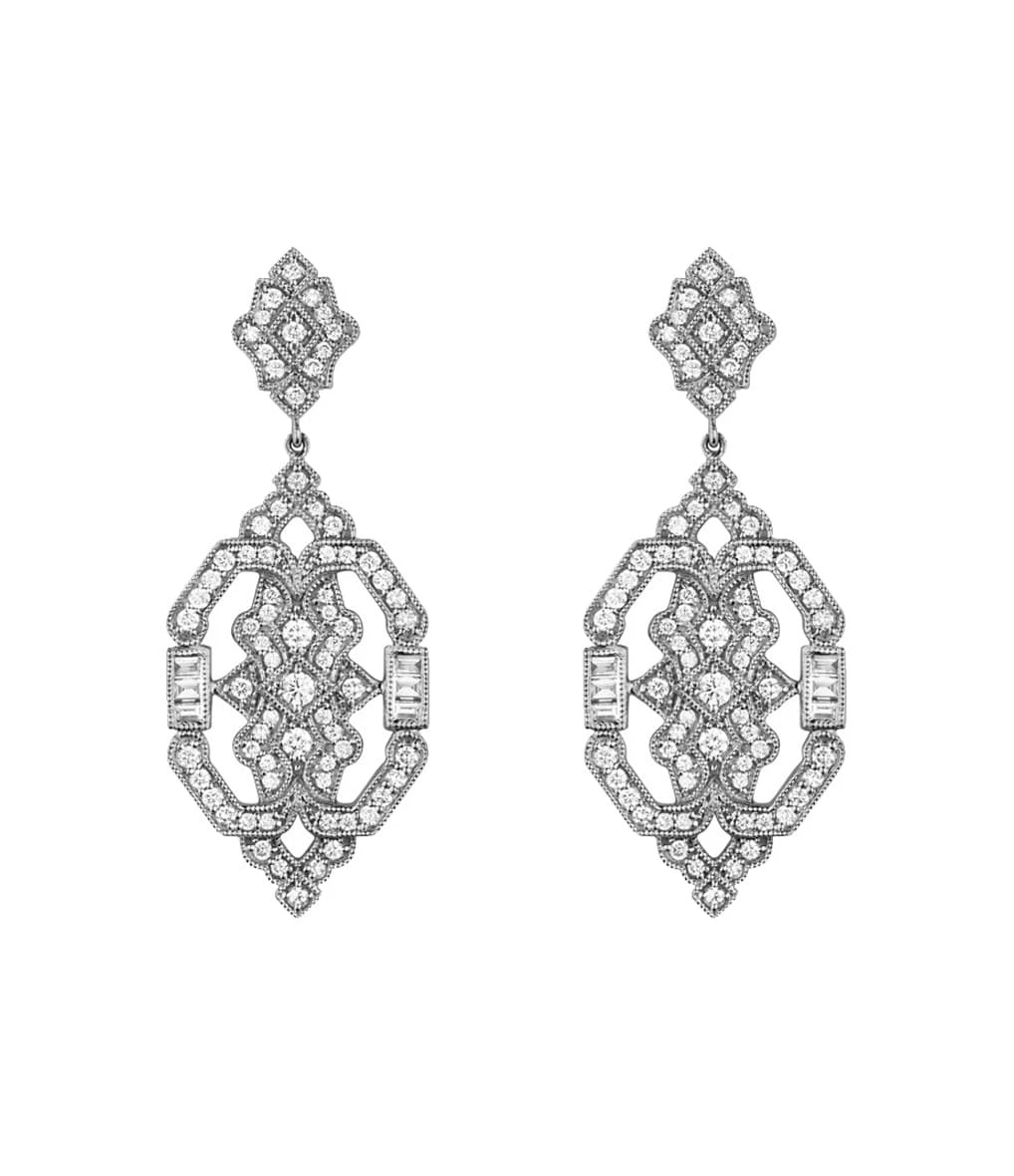 STONE PARIS Boucles D'oreilles Garbo Or Diamants 2 STONE PARIS Boucles D'oreilles Garbo Or Diamants – Image 2