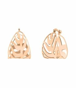 Ginette NY Boucles D'oreilles Palms Or Rose