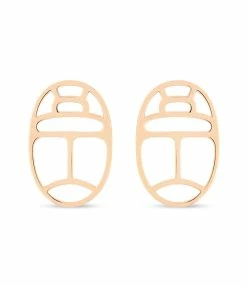 Ginette NY Boucles D'oreilles Wish Puces Or Rose