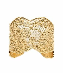 Aurélie Bidermann Manchette Dentelle PM Or Jaune
