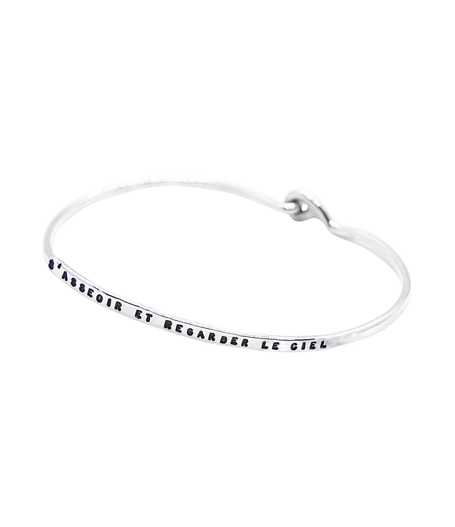 SERGE THORAVAL Jonc S'asseoir Argent 2 SERGE THORAVAL Jonc S'asseoir Argent – Image 2