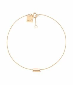 Ginette NY Bracelet Straws Mini Or Rose