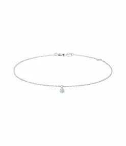 LA BRUNE & LA BLONDE Bracelet 360° Diamant Brillant 0,07 Or Blanc